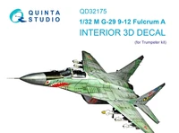 QD32175  декали  3D Декаль интерьера кабины M&amp;G-29 9-12 (Trumpeter)  (1:32) 2000002124184