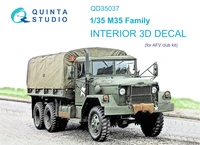 QD35037  декали  3D Декаль интерьера M35 (AFV Club)  (1:35) 2000002119722