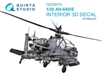 QD35073  декали 3D Декаль интерьера кабины  AH-64D/E (Meng)  (1:35) 2000002145875