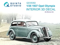 QD35082  декали  3D Декаль интерьера кабины 1937 Opel Olympia (Bronco)  (1:35) 2000002137047