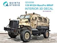 QD35096  декали  3D Декаль интерьера кабины M1224 MaxxPro MRAP (Kinetic)  (1:35) 2000002137085