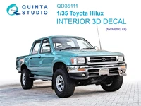 QD35111  декали  3D Декаль интерьера кабины Toyota Hilux (MENG)  (1:35) 2000002151395