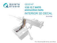 QD35147  декали  Патронные ленты калибра 12.7 NATO (Для всех моделей)  (1:35) 2000002183860