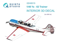 QD48019  декали  3D Декаль интерьера кабины Y@K-52 (ARK/Моделист)  (1:48) 2000002046592