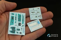 QD48077  декали  3D Декаль интерьера кабины  M&amp;G-21ПФМ (изумрудные панели) (Eduard)  (1:48) 2000000171012