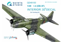 QD48100  декали  3D Декаль интерьера кабины &amp;L-4 (Xuntong)  (1:48) 2000000180007