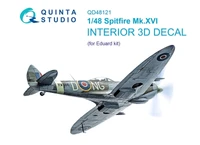 QD48121  декали  3D Декаль интерьера кабины  Spitfire Mk.XVI (Eduard)  (1:48) 2000002046622