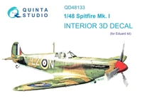 QD48133  декали  3D Декаль интерьера кабины  Spitfire Mk.I (Eduard)  (1:48) 2000002046639