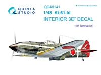 QD48141  декали  3D Декаль интерьера кабины Ki-61-Id (Tamiya)  (1:48) 2000002052944