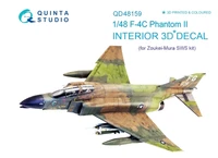 QD48159  декали  3D Декаль интерьера кабины F-4С (для модели ZM SWS)  (1:48) 2000000225043