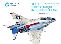 QD48175  декали  3D Декаль интерьера кабины F-4B (Tamiya)  (1:48) 2000000223445