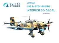 QD48208  декали  3D Декаль интерьера кабины Ju 87B-1/B-2/R-2 (Airfix)  (1:48) 2000002046929