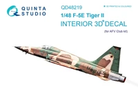 QD48219  декали  3D Декаль интерьера кабины F-5E (AFV Club) (1:48) 2000002116028