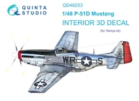 QD48253  декали  3D Декаль интерьера кабины P-51D (Tamiya)  (1:48) 2000002053002