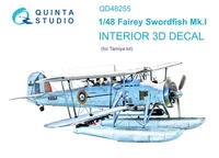 QD48255  декали  3D Декаль интерьера кабины Swordfish Mk.I (Tamiya) (1:48) 2000002116073