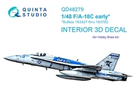 QD48279  декали  3D Декаль интерьера кабины F/A-18C early (HobbyBoss)  (1:48) 2000002125952
