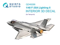 QD48288  декали 3D Декаль интерьера кабины  F-35A (Tamiya)  (1:48) 2000002145745