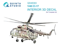 QD48383  декали  3D Декаль интерьера кабины M&amp;-17 (Trumpeter)  (1:48) 2000002135098