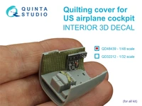 QD48439  декали  Стеганая обивка для кабин самолетов США (для всех моделей)  (1:48) 2000002158714