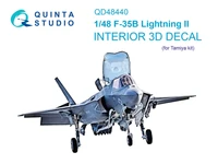 QD48440  декали   3D Декаль интерьера кабины F-35B (Tamiya)  (1:48) 2000002158516