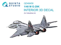QD48458  декали  3D Декаль интерьера кабины M&amp;G-29К (HobbyBoss)  (1:48) 2000002158752