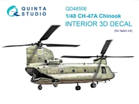 QD48506  декали  3D Декаль интерьера кабины CH-47A (Italeri)  (1:48) 2000002174219