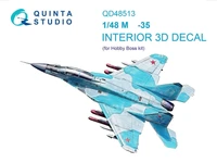 QD48513  декали  3D Декаль интерьера для ОКБ M&amp;G-35 (Hobby Boss)  (1:48) 2000002183525