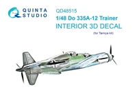 QD48515  декали  3D Декаль интерьера для Do 335A-12 Trainer (Tamiya)  (1:48) 2000002183549
