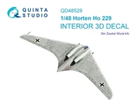 QD48529  декали  3D Декаль интерьера для Horten Ho 229 (Zoukei Mura SWS)  (1:48) 2000002183631
