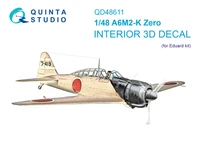 QD48611  декали  3D Декаль интерьера для A6M2-K (Eduard)  (1:48) 2000002208990