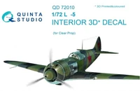 QD72010  декали  3D Декаль интерьера кабины L@-5 (ClearProp)  (1:72) 2000000194998
