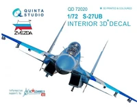 QD72020  декали  3D Декаль интерьера кабины  С-27УБ (Звезда)  (1:72) 2000000167046