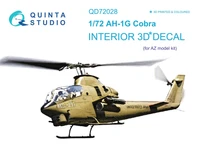 QD72028  декали  3D Декаль интерьера кабины AH-G (AZ models)  (1:72) 2000002139140