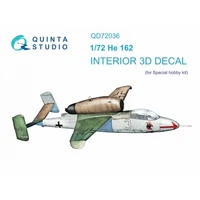 QD72036  декали  3D Декаль интерьера кабины  He-162 (Special Hobby)  (1:72) 2000002046752