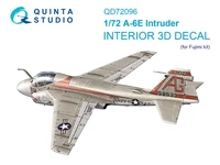 QD72096  декали  3D Декаль интерьера кабины A-6E Intruder (Fujimi)  (1:72) 2000002208372