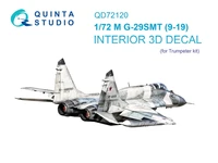QD72120  декали  3D Декаль интерьера кабины M&amp;G-29СМТ 9-19 (Trump)  (1:72) 2000002158646
