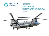 QD72175  декали  3D Декаль интерьера для CH-47D (Trump)  (1:72) 2000002183303