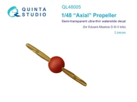 QL48005  декали  Декаль деревянные пропеллеры Axial (Eduard)  (1:48) 2000002137917