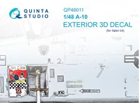 QP48011  декали  Экстерьер для A-10 (Все модели) (1:48) 2000002116301