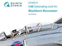 QP48018  декали  3D Декаль Пирошнур для остекления Blackburn Buccaneer (Airfix)  (1:48) 2000002137870
