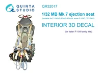 QR32017  декали  3D Декаль Кресло MB Mk.7 для семейста F-104 (Italeri)  (1:32) 2000002170402