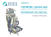 QR48012  декали  Кресло MB Mk.7 для семейста F-104 (Kinetic)  (1:48) 2000002092247