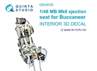 QR48036  декали  3D Декаль Кресло MB Mk.6 для Buccaneer (Airfix), 2 шт. (1:48) 2000002170389