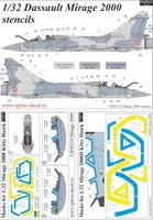 UR32122  декали  Dassault Mirage 2000 B/C/D/N stencils  (1:32) 2000002205432