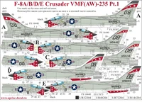 UR32204  декали  F-8A/B/D/E Crusader VMF(AW)-235  (1:32) 2000002149514