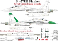 UR32245  декали  С-27UB Flanker stencils  (1:32) 2000002149569