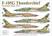 UR32259  декали  F-105G Wild Weasel Vietnam War Pt.1  (1:32) 2000002210269