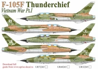 UR32265  декали  F-105F Thunderchief Vietnam War Pt.1 with stencils  (1:32) 2000002210283