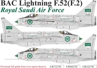 UR32270  декали  BAC Lightning F.52(F.2) Royal Saudi Air Force  (1:32) 2000002172710