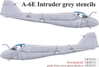 UR32276  декали  A-6 Intruder Grey stencils  (1:32) 2000002172901